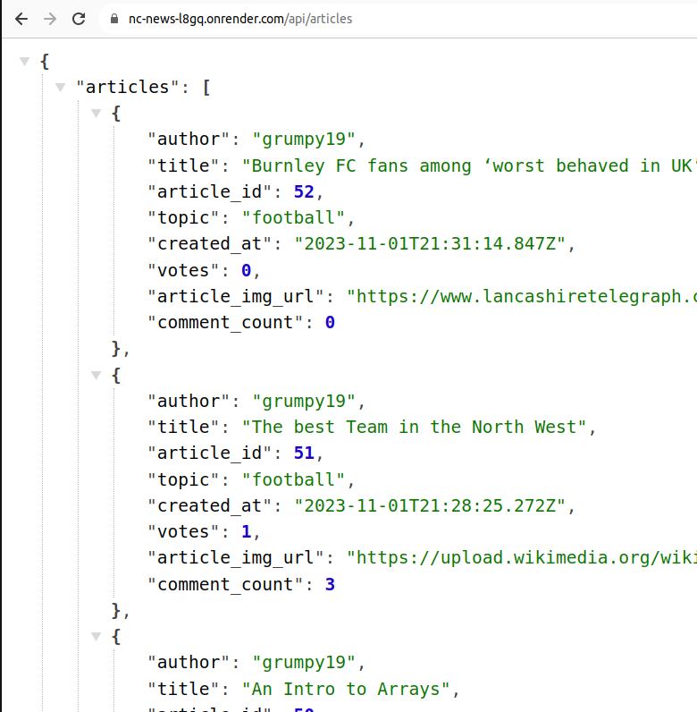 Nc News Api