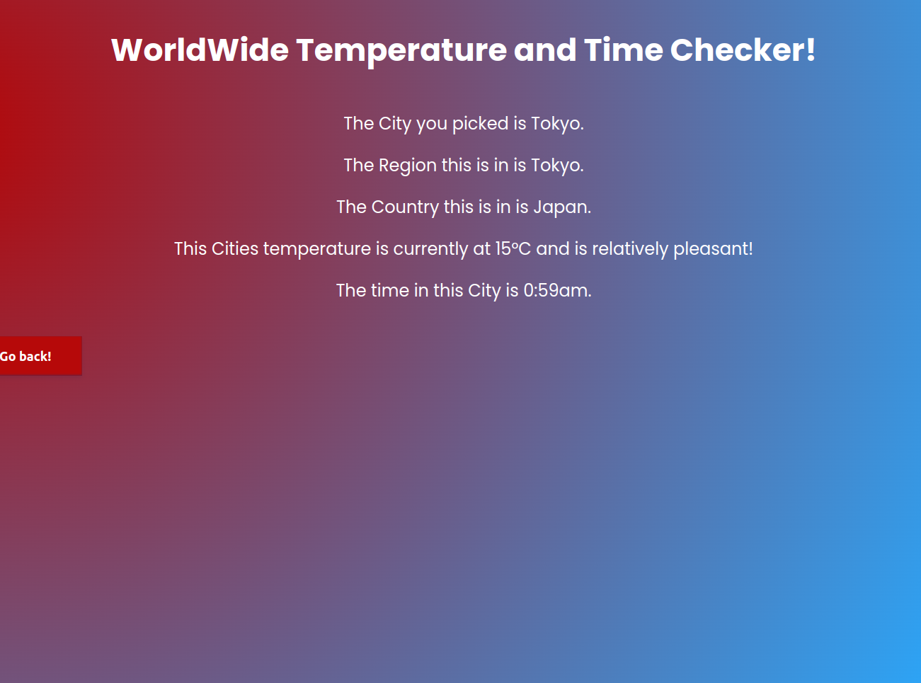Weather App